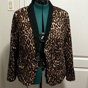 Torrid Leopard Blazer